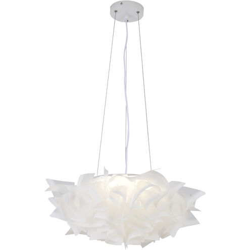 Canada LED 20.8 inch White Chandelier Ceiling Light